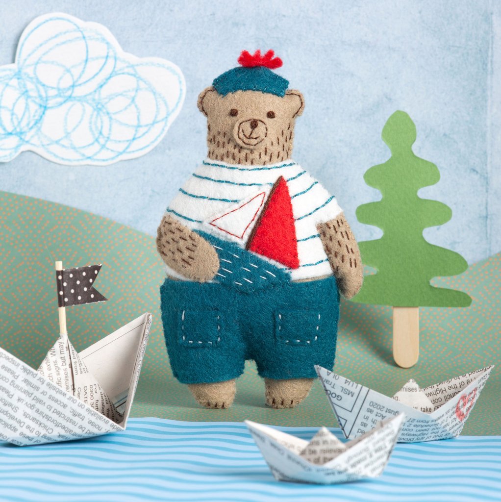 Corinne Lapierre - Marcel The Sailor Bear Felt Craft Mini Kit